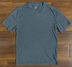 John Ashford V-neck Black T-shirt Size S Men’s Short Sleeve