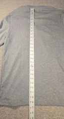 MURANO LIQUID LUXURY SLIM FIT Long Sleeve Tee Shirt SIZE Medium Gray