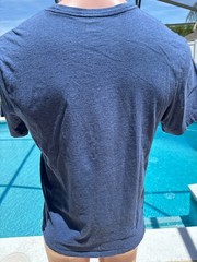 J. Crew Blue Pocket Slim Fit Broken In T Shirt mens M Medium