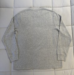 Polo Ralph Lauren Waffle Knit Long Sleeve Sleep Shirt Men’s Size XL Heather Grey