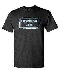 CHAMPIONSHIP VINYL – Unisex Cotton T-Shirt Tee Shirt