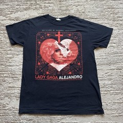 Vintage 2010 Lady Gaga Alejandro Concert Tee Men’s Large Black Red Heart 2000s