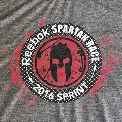 2016 Reebok Spartan Race Shirt XL Gray Hawaii Finisher Trifecta Qualifier 2945