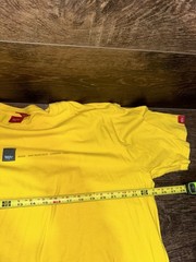 Vintage 90s Mossimo T shirt Mens XL Yellow Spell Out Cities Graphic Red Tag