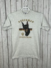 Vintage 90s Doberman Pinscher Dog Flag Animals Canine Small Germany NWOT Pet