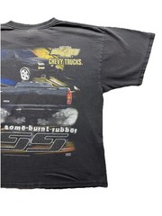 Vintage Chevrolet Chevy Silverado Trucks Black Graphic T Shirt Men’s XL