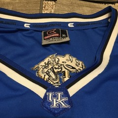 Blue Colosseum Kentucky Wildcats NCAA Basketball Jersey Uniform Size XL Vintage
