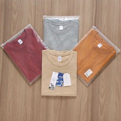 Mens summer fashion white cotton short-sleeved T-shirt pure color