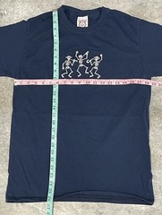 Yacht Club San Miguel de San Allende Skeleton Playing Instruments T-Shirt Medium