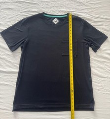 REI Co-op Outdoor Afro Shirt Mens Large Black Pocket Stretch Performance Tee