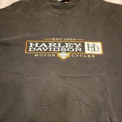Harley Davidson Shirt Mens 2x Black Steel City Chattanooga tenn.