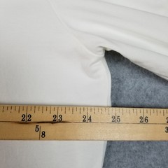 Kuyigo Henley Shirt Men’s 2XL XXL White Long Sleeves Band Collar Stretch Casual