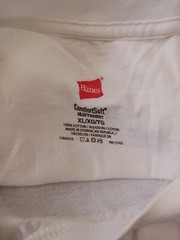 Hanes 48″ Chest Adult XL White T Shirt Christmas Snowman Cosplay Costume