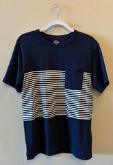 Men’s J.Crew ‘Slub Cotton’ Short-Sleeve Pocket T-Shirt (Navy Blue) – New! | sz M