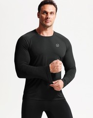 NELEUS Sun Protection Athletic Shirt Long Sleeve Finishing Workout Running Sh…