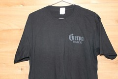 Hanes Heavyweight Cuervo Black Tequila T-Shirt Large NWOT