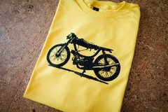 Vintage Puch Magnum Cafe Racer Moped T-Shirt, Retro Motorcycle Maxi Honda Bike