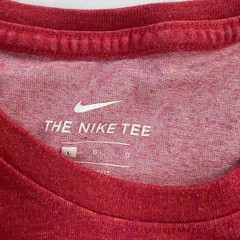 Nike Dri Fit Shirt Mens Large Athletic Cut Red Crew Neck Lightweight Stretch