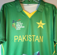 ICC Cricket World Champion Jersey Pakistan Shirt Men’s Size Large Green