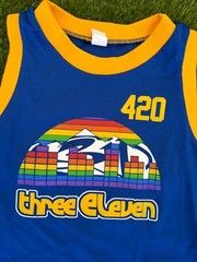 311 Three Eleven Band Merch 420 Colorado Weed Basketball Jersey Nuggets Spoof