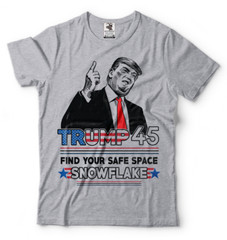 Donald Trump Find Your Safe Space Snowflake 2024 President Election Funny shirts