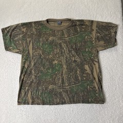 VTG Ace Sportswear Trebark Camo Pocket T Shirt XXL Camoflage Made in USA