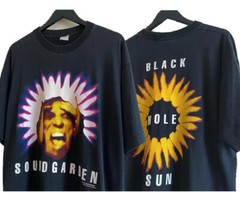 1994 Soundgarden Black Hole Sun 2 side short sleeve T shirt REPRINT NH9977