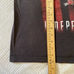 Independence Day ID4 Mens Graphic T-Shirt Black Blue Patriotic Crew Neck Tee M
