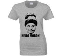 Grumpy Old Men Quote Hello Moron T Shirt