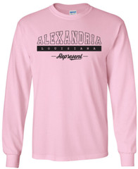 Alexandria Louisiana T-Shirt Long Sleeve Graphic tee