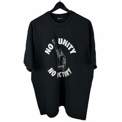 Vintage 90s No Unity No Victory Black Activist Empower Graphic Shirt Size 2XL