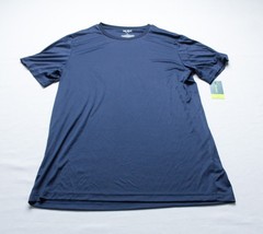 Tek Gear Men’s Short Sleeve Crewneck Dry Tek T-Shirt MS7 Dark Blue Large NWT