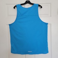 Nike Dri-Fit Miler Light Blue Mesh Running Tank-Top Size XXL