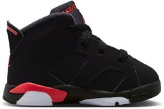 Jordan Air 6 Retro ‘Infrared Salesman’ Toddler (Black) – Black – 5C