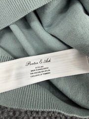 Porter & Ash Men’s Small Mint Green Knit Ribbed Trim Viscose Crew Neck Shirt