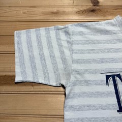 Vintage 90s Tri Sigma Sorority Sailboat Single Stitch Striped T-Shirt Men’s XL