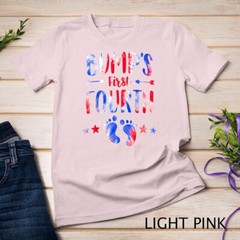 Bump’s First 4th Of July Pregnancy Independence Day Tie Dye Unisex T-shirt