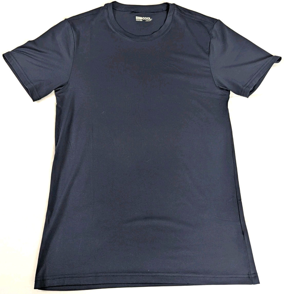 32 Degrees Cool Air Mesh Lightweight Black T-shirt Short Sleeve Crew Neck Size S