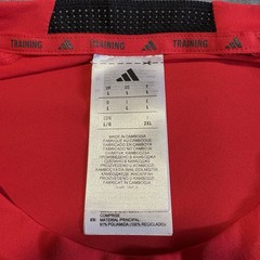 Adidas D4T TEE Training T-Shirt Men Large Red JY6341 Climacool Performance NWT