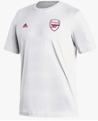 Men’s Adidas Arsenal Logo White Short Sleeve T-Shirt / IC4821 / Size Medium