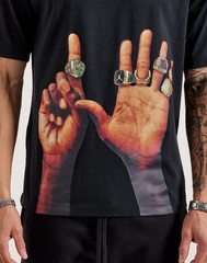 Jordan Flight MVP Men’s Six Championship Rings T-Shirt Black/Cream White