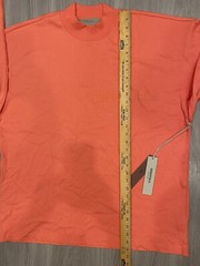 Fear of God Essentials Long Sleeve T Shirt Coral Men’s Size L New NWT Authentic