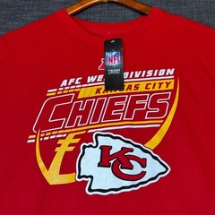 NWT Majestic 2018 Kansas City Chiefs Red Regular Season Graphic T-Shirt Sz 2XL