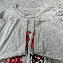 NC STATE T Shirt Mens Medium Short Sleeve Gray Adidas Creator Tee