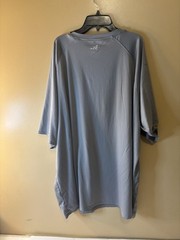 BCG Mens Gray Round Neck Short Raglan Sleeve Casual T Shirt Size XL