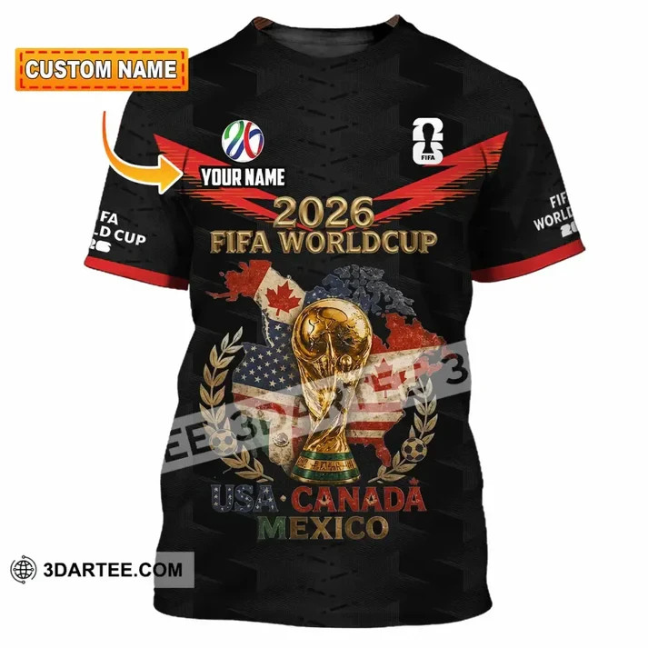 Unisex 3D Shirt – Custom Name World Cup 2026 Shirt VK13875
