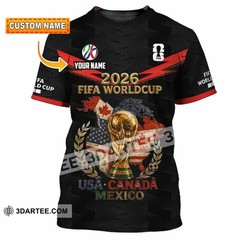 Unisex 3D Shirt – Custom Name World Cup 2026 Shirt VK13875