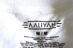 Men’s Aaliyah Princess of R&B Graphic Tee Short Sleeve MEDIUM White NEW