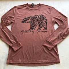 District Perfect TRI Gatlinburg Tennessee BEAR Long Sleeves Shirt Men’s Size S