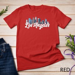 Los Angeles Skyline Architecture City Urban Graffiti Street Unisex T-shirt